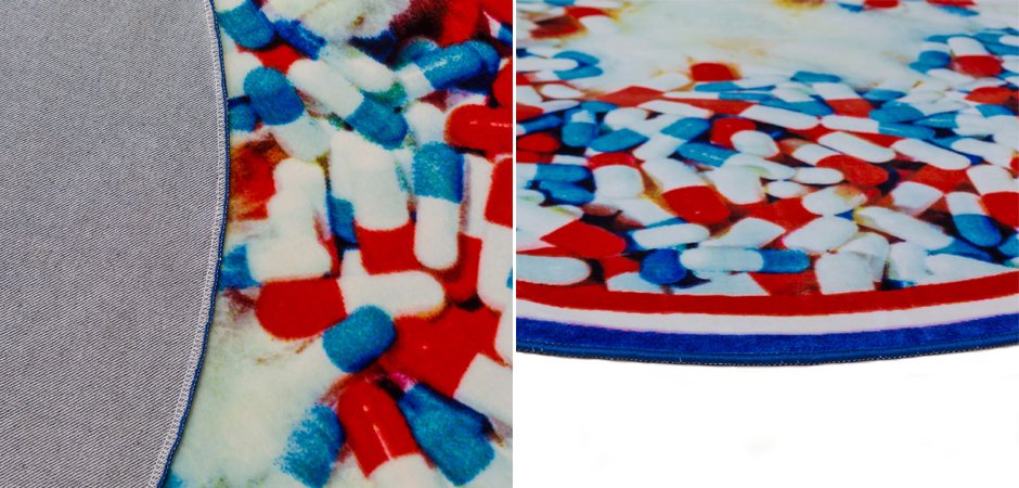 Ковер Seletti Round Rug Cat Ковер Seletti Round Rug Cat - Loft-Concept в Грозном