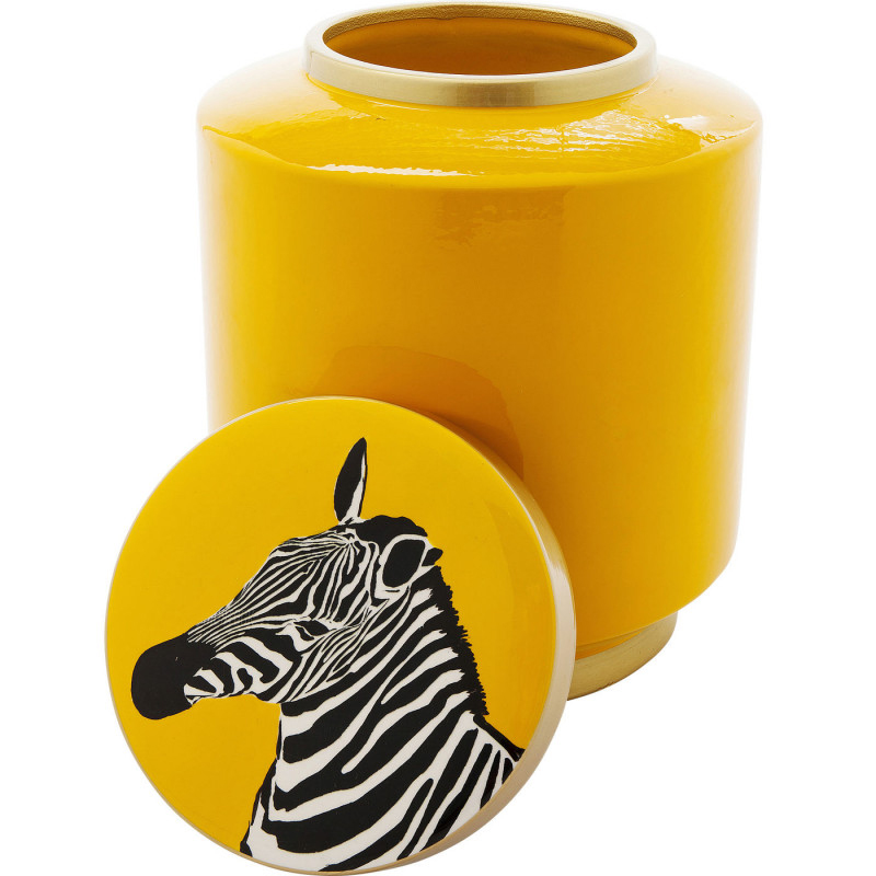 Ваза с крышкой Yellow Zebra Желтый Ваза с крышкой Yellow Zebra Желтый в Грозном | Loft Concept