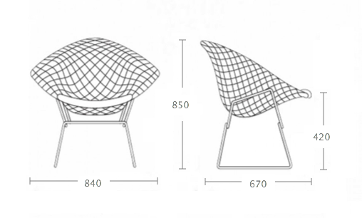 Кресло Bertoia Diamond Chair Кресло Bertoia Diamond Chair в Грозном
