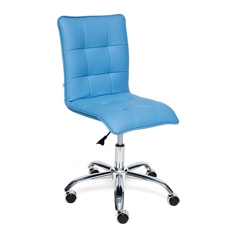 Кресло Deborah eco-leather light blue Голубой Хром Кресло Deborah eco-leather light blue Голубой Хром в Грозном | Loft Concept