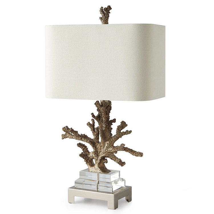 Настольная лампа Soft Gold Coral Белый Золотой Серебряный Настольная лампа Soft Gold Coral Белый Золотой Серебряный в Грозном | Loft Concept