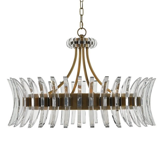 Люстра CURREY AND COMPANY COQUETTE CHANDELIER Латунь Коричневый Люстра CURREY AND COMPANY COQUETTE CHANDELIER Латунь Коричневый в Грозном | Loft Concept