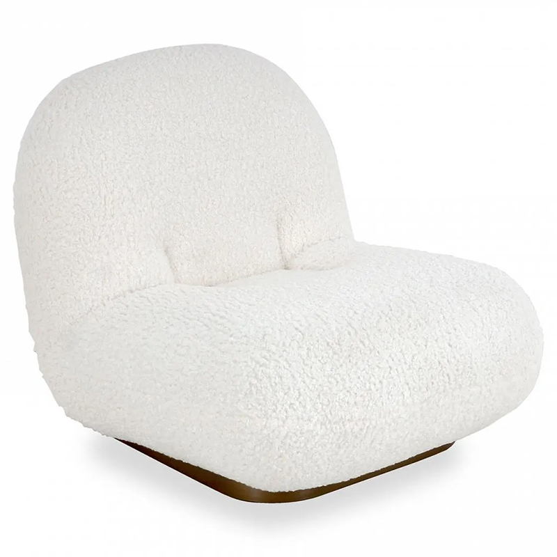 Кресло Herbie White Armchair Белый Золотой в Грозном | Loft Concept 