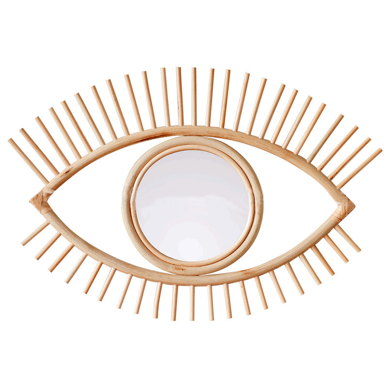 Зеркало Eye Wicker Mirror Древесина Зеркало Eye Wicker Mirror Древесина в Грозном | Loft Concept