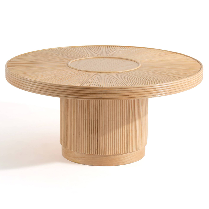Кофейный стол Randi Wicker Coffee Table Светлый дуб Кофейный стол Randi Wicker Coffee Table Светлый дуб в Грозном | Loft Concept