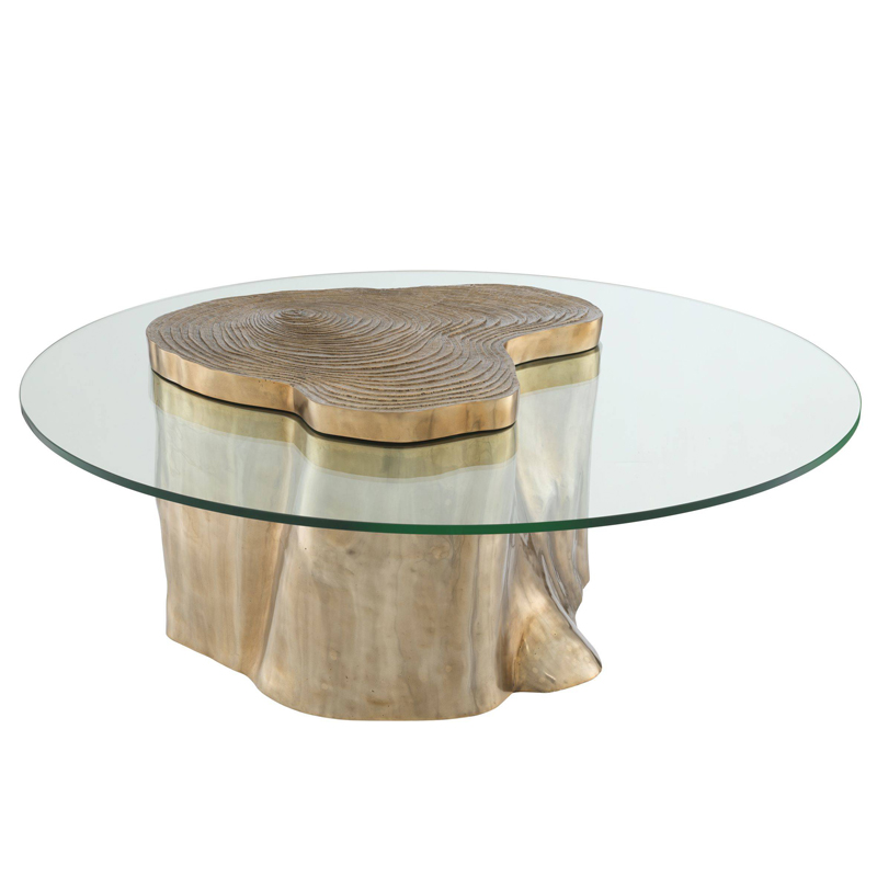 Кофейный стол Eichholtz Coffee Table Urban Латунь Прозрачный Кофейный стол Eichholtz Coffee Table Urban Латунь Прозрачный в Грозном | Loft Concept
