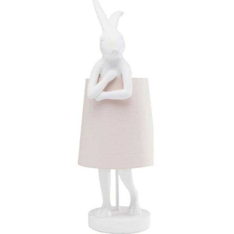 Настольная лампа The White Hare Розовый Белый Настольная лампа The White Hare Розовый Белый в Грозном | Loft Concept