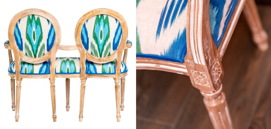Диванетка с узором Ikat Pattern Диванетка с узором Ikat Pattern - Loft-Concept в Грозном