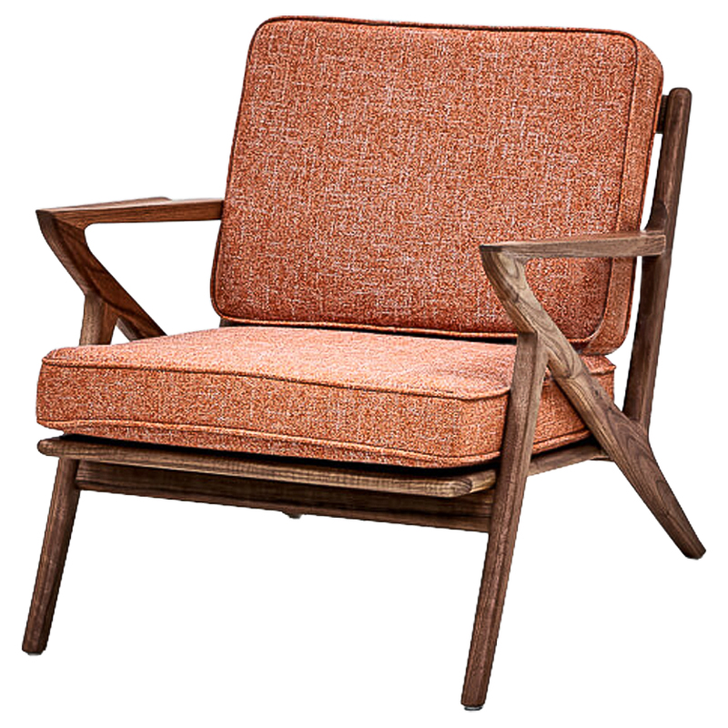Кресло Raamsdonk Chair Коричневый Коралловый Кресло Raamsdonk Chair Коричневый Коралловый в Грозном | Loft Concept