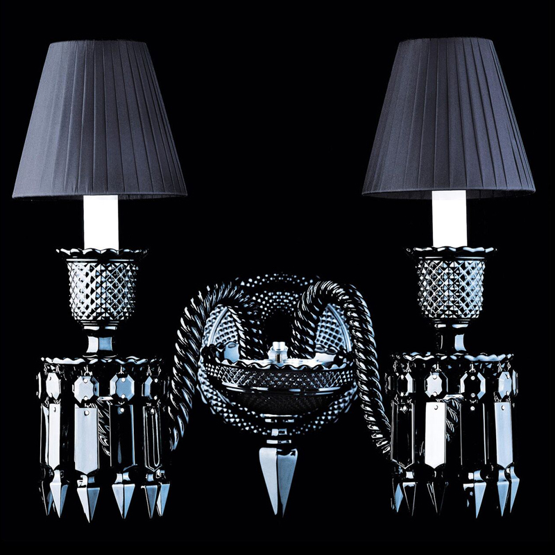 Бра BACCARAT ZENITH NOIR Wall Lamp 2 Черный Бра BACCARAT ZENITH NOIR Wall Lamp 2 Черный в Грозном | Loft Concept
