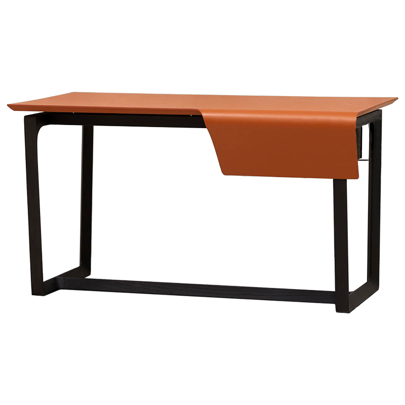 Рабочий стол Stan Orange Desk Оранжевый Черный Рабочий стол Stan Orange Desk Оранжевый Черный в Грозном | Loft Concept