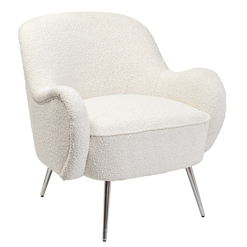 Кресло Boucle Choli Armchair Кремовый Кресло Boucle Choli Armchair Кремовый в Грозном | Loft Concept