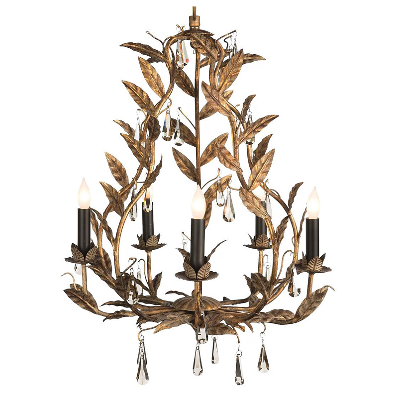 Люстра Onorada Chandelier antique gold Золотой Люстра Onorada Chandelier antique gold Золотой в Грозном | Loft Concept