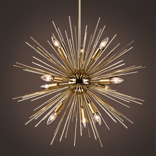 Люстра Astra Chandelier Sputnik Gold 60 Золотой Люстра Astra Chandelier Sputnik Gold 60 Золотой в Грозном | Loft Concept