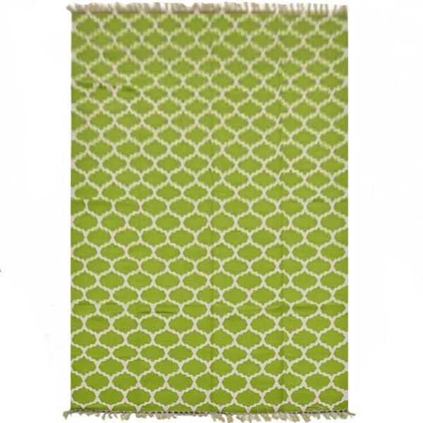 Ковер Ornament Cotton Green 100% хлопок Зеленый Ковер Ornament Cotton Green 100% хлопок Зеленый в Грозном | Loft Concept