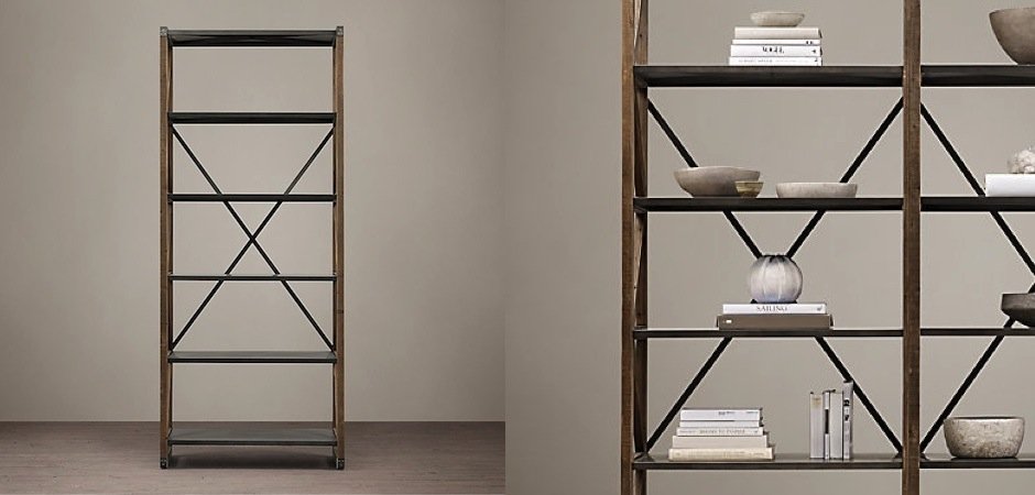 Стеллаж Visteria Double Стеллаж Visteria Double - Loft-Concept в Грозном