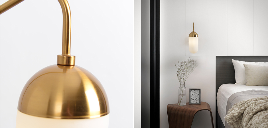 Бра Pelle Sconce short Gooseneck Clear Shade Бра Pelle Sconce short Gooseneck Clear Shade - Loft-Concept в Грозном