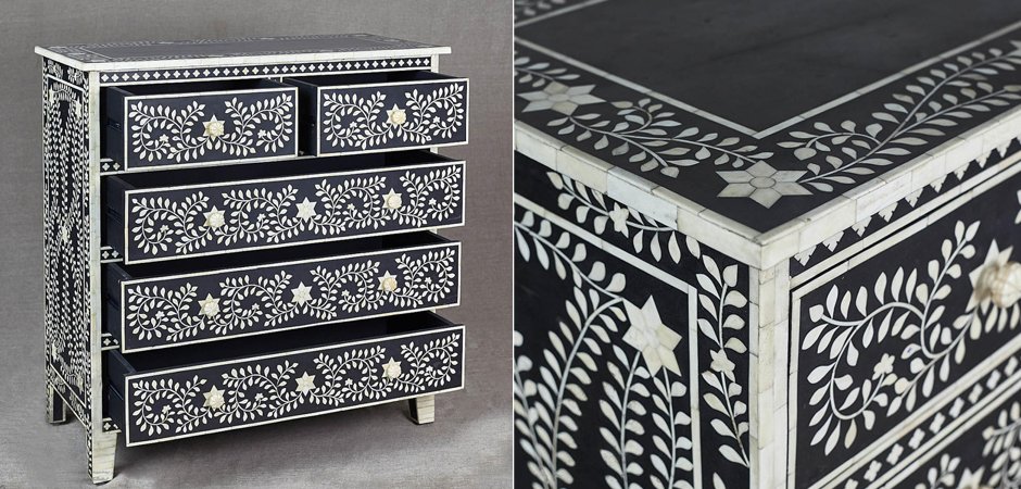 Комод Inlaid Bone Stars Комод Inlaid Bone Stars - Loft-Concept в Грозном