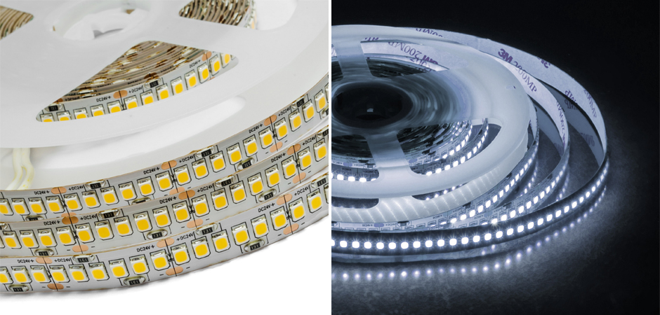 Светодиодная лента 26W/m 240LED/m 2835SMD 5м дневной белый Светодиодная лента 26W/m 240LED/m 2835SMD 5м дневной белый - Loft-Concept в Грозном