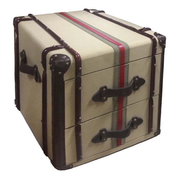 Сундук Richards Red line Canvas Medium trunk Сундук Richards Red line Canvas Medium trunk в Грозном | Loft Concept