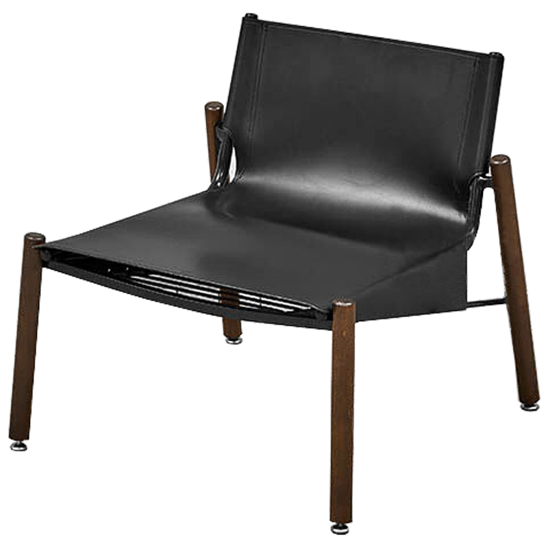 Кресло Adriano Chair Черный Коричневый Кресло Adriano Chair Черный Коричневый в Грозном | Loft Concept