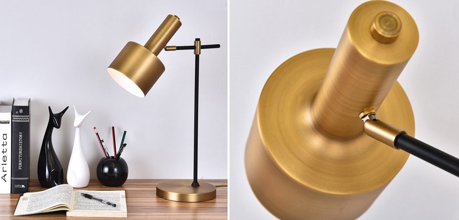 Настольная лампа Margarita Brass Table Lamp Настольная лампа Margarita Brass Table Lamp - Loft-Concept в Грозном