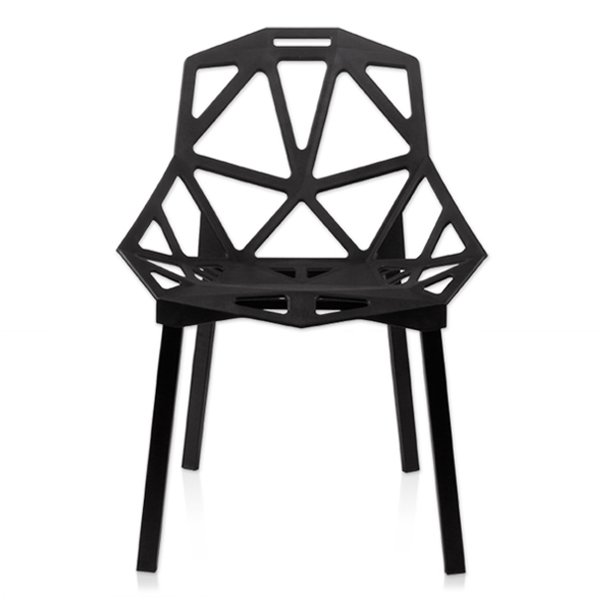 Дизайнерский стул CHAIR ONE black Черный матовый Дизайнерский стул CHAIR ONE black Черный матовый в Грозном | Loft Concept