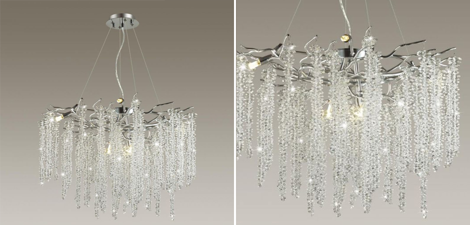 Люстра Fairy Tree Silver на 8 ламп Люстра Fairy Tree Silver на 8 ламп - Loft-Concept в Грозном