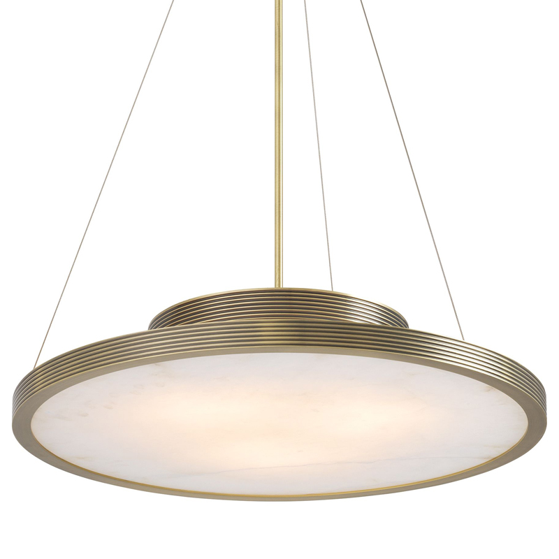 Люстра Eichholtz Chandelier Pullman Латунь Белый Люстра Eichholtz Chandelier Pullman Латунь Белый в Грозном | Loft Concept