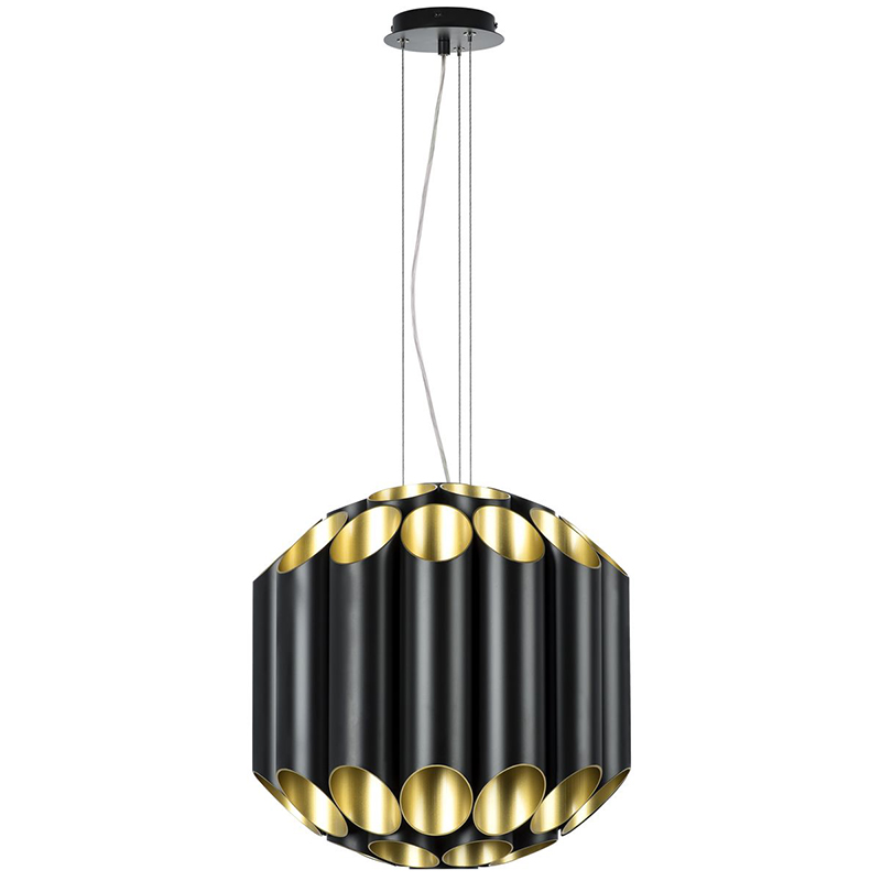 Люстра Garbi Black Pipe Organ Chandelier 44 Черный Золотой Люстра Garbi Black Pipe Organ Chandelier 44 Черный Золотой в Грозном | Loft Concept