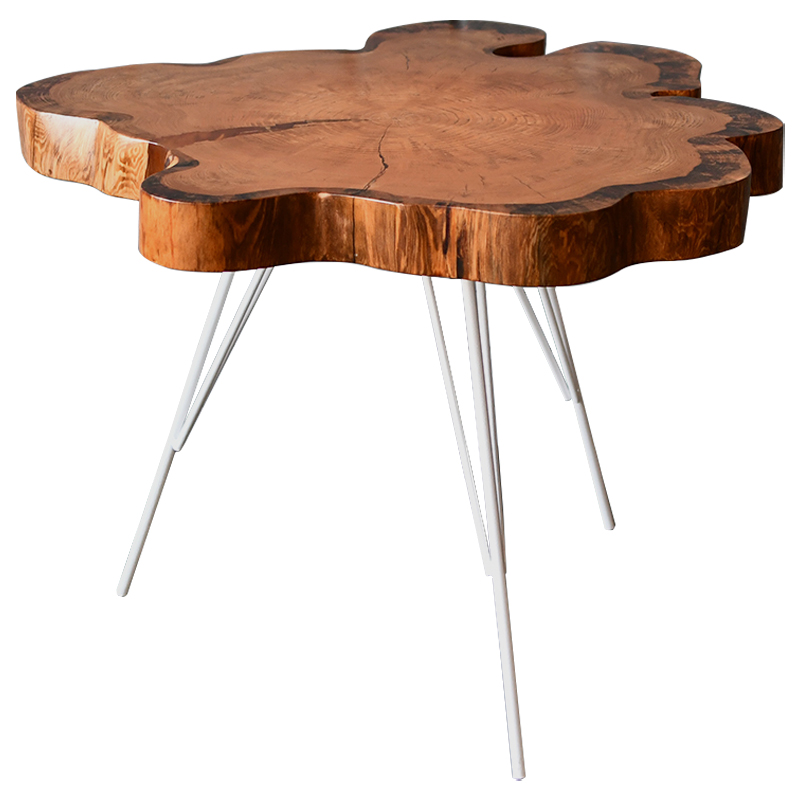 Кофейный стол Korben Industrial Metal Rust Coffee Table Древесина Белый Кофейный стол Korben Industrial Metal Rust Coffee Table Древесина Белый в Грозном | Loft Concept