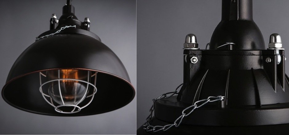 Светильник Loft Industrial Metal Cage Вreamboat Светильник Loft Industrial Metal Cage Вreamboat - Loft-Concept в Грозном