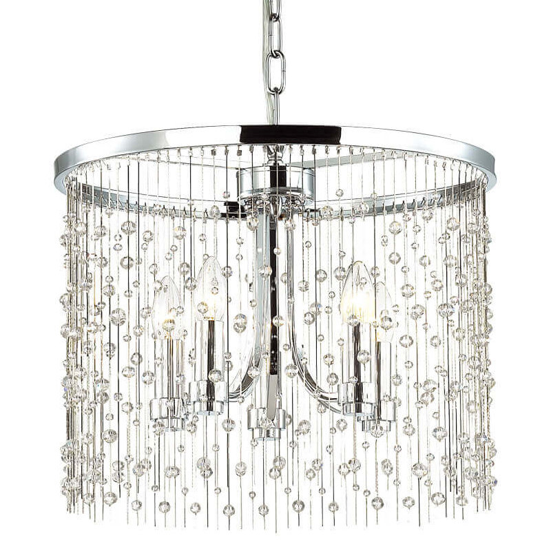 Люстра Hailstorm Rain Chandelier chrome Прозрачный (Transparent) Хром Люстра Hailstorm Rain Chandelier chrome Прозрачный (Transparent) Хром в Грозном | Loft Concept