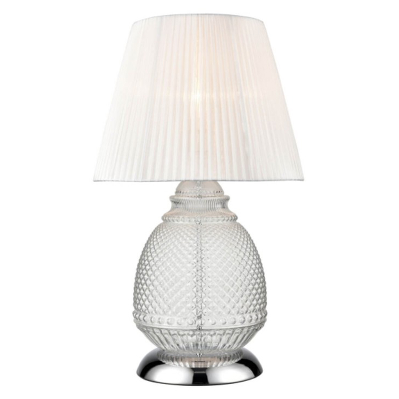 Настольная лампа Gloria Table Lamp Прозрачное Стекло Белый Настольная лампа Gloria Table Lamp Прозрачное Стекло Белый в Грозном | Loft Concept