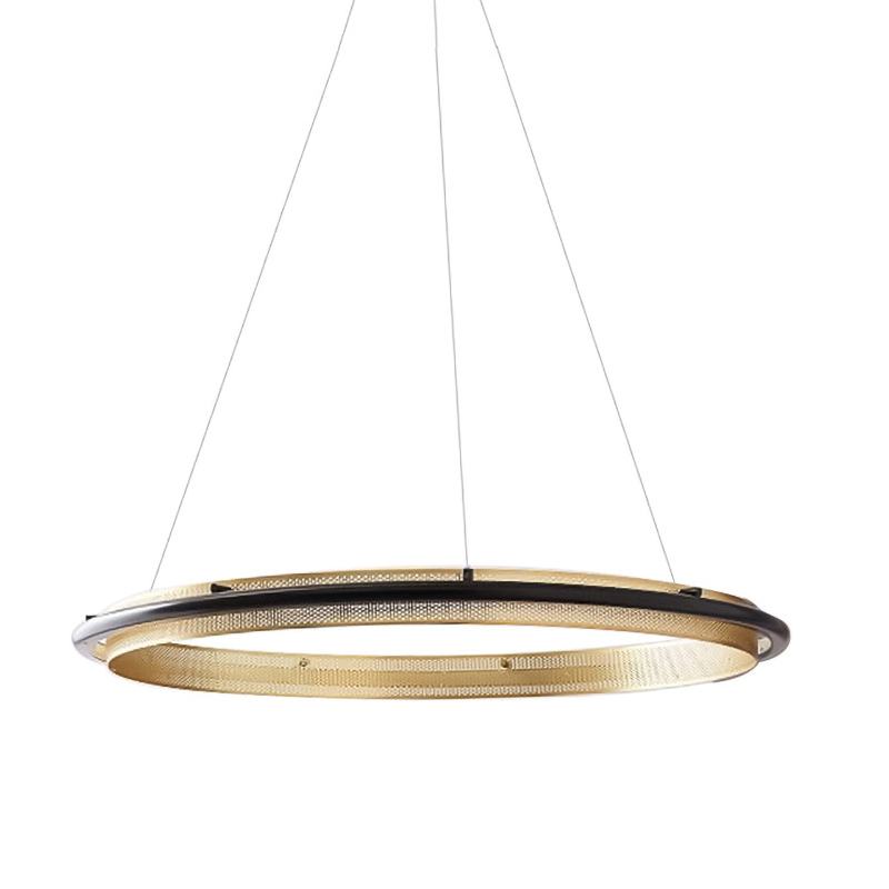 Люстра Gold ring horizontal pendant Золотой Люстра Gold ring horizontal pendant Золотой в Грозном | Loft Concept