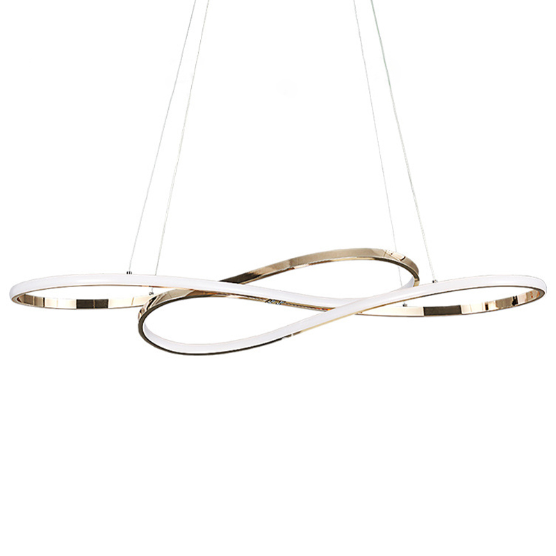 Светодиодная люстра в виде спирали Spiral Lighting Gold Глянцевое золото Светодиодная люстра в виде спирали Spiral Lighting Gold Глянцевое золото в Грозном | Loft Concept