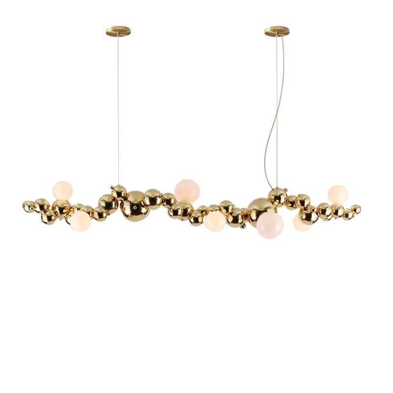 Люстра BUBBLY 8 BY ROSIE LI TRIODE DESIGN Глянцевое золото Люстра BUBBLY 8 BY ROSIE LI TRIODE DESIGN Глянцевое золото в Грозном | Loft Concept