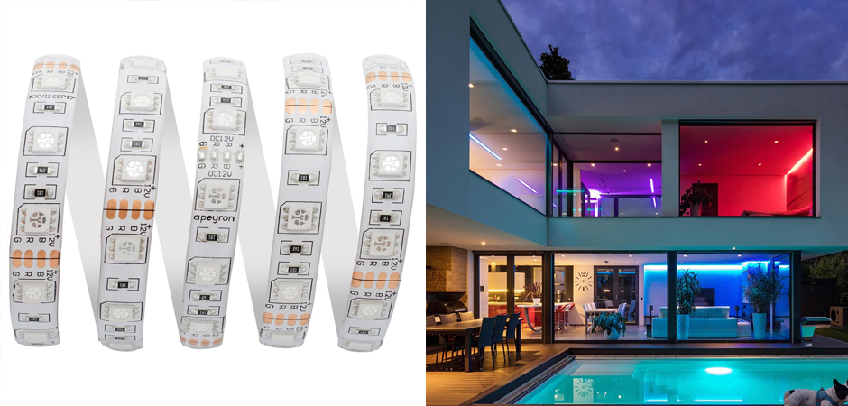 Светодиодная влагозащищенная лента 5М 14,4W/m 60LED/m 5050SMD разноцветная Светодиодная влагозащищенная лента 5М 14,4W/m 60LED/m 5050SMD разноцветная - Loft-Concept в Грозном