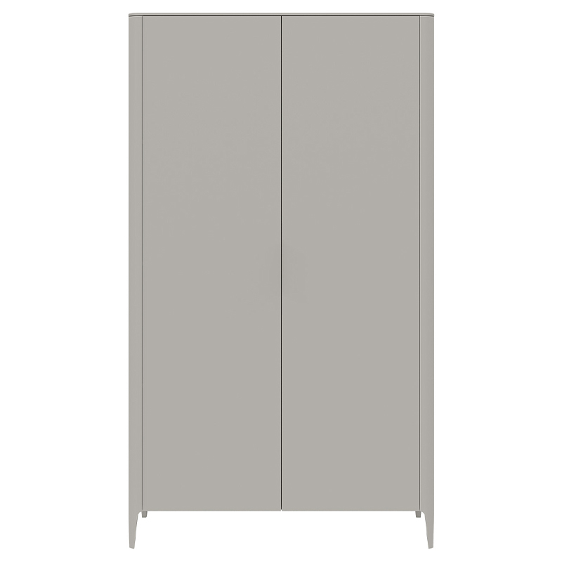 Шкаф двухстворчатый серо-бежевый Type Бежево-серый в Грозном | Loft Concept 