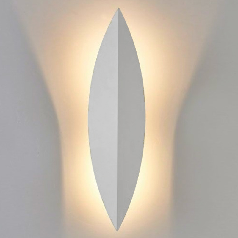 Art Deco Leaf Wall Lamp White Белый Art Deco Leaf Wall Lamp White Белый в Грозном | Loft Concept