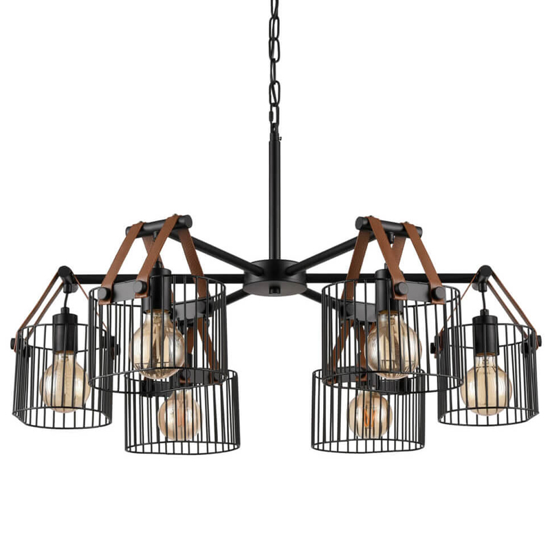 Люстра Cage Wire Color D76 Черный Люстра Cage Wire Color D76 Черный в Грозном | Loft Concept