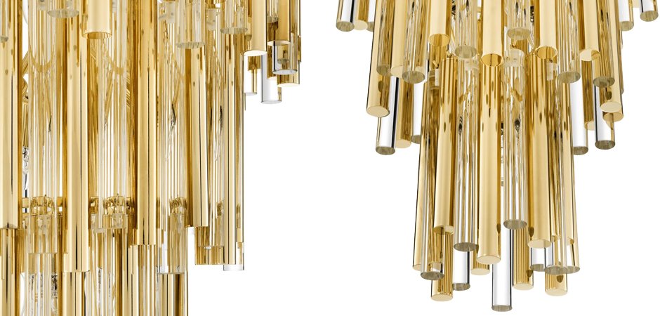 Люстра Chandelier Gigi L Gold Люстра Chandelier Gigi L Gold - Loft-Concept в Грозном