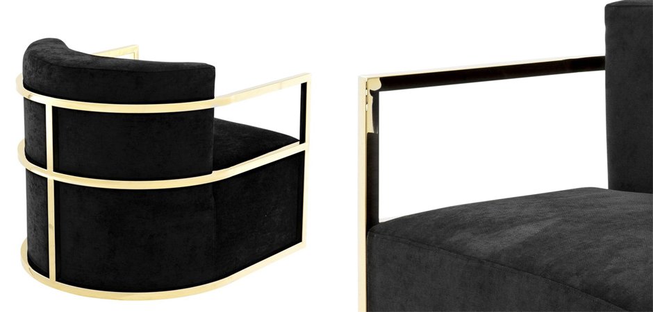 Кресло Eichholtz Chair Emilio Gold Кресло Eichholtz Chair Emilio Gold - Loft-Concept в Грозном