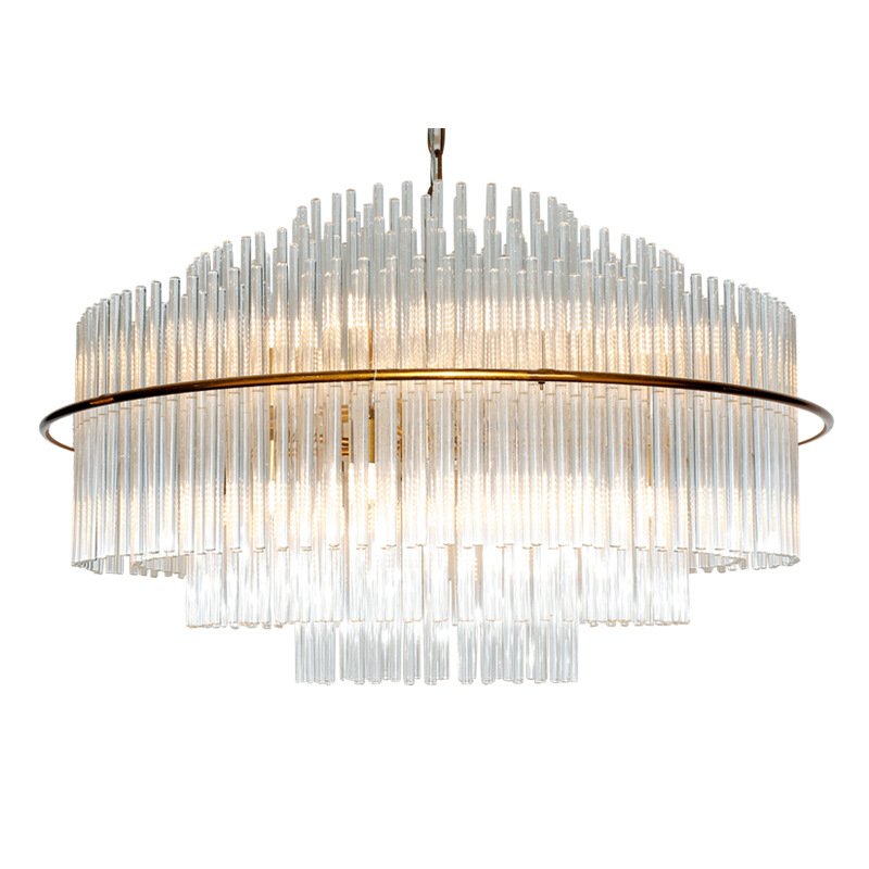 Люстра Nembus KEBO STILL ROUND CHANDELIER Латунь Прозрачный Люстра Nembus KEBO STILL ROUND CHANDELIER Латунь Прозрачный в Грозном | Loft Concept