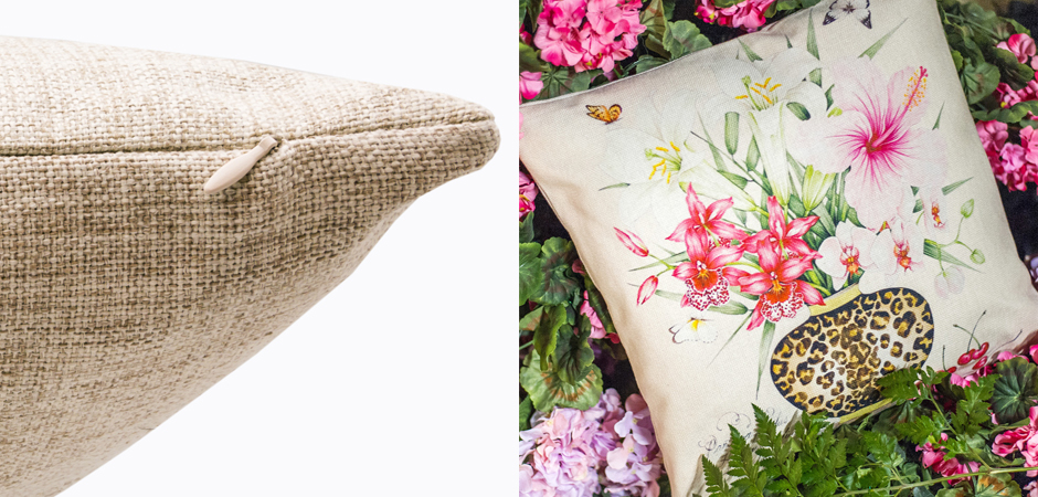 Декоративная подушка Hibiscus and Orchids Pillow Декоративная подушка Hibiscus and Orchids Pillow - Loft-Concept в Грозном