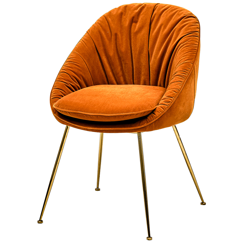 Стул Perrers Stool Orange Оранжевый Глянцевое золото Стул Perrers Stool Orange Оранжевый Глянцевое золото в Грозном | Loft Concept