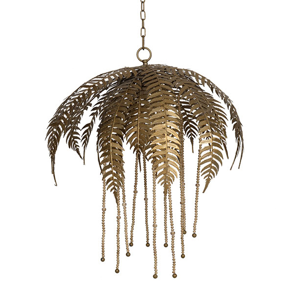 Люстра Thin Palm Chandelier Золотой Люстра Thin Palm Chandelier Золотой в Грозном | Loft Concept