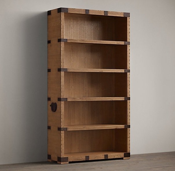 Стеллаж Vintage Loft Rack 2 Дуб темный Стеллаж Vintage Loft Rack 2 Дуб темный в Грозном | Loft Concept