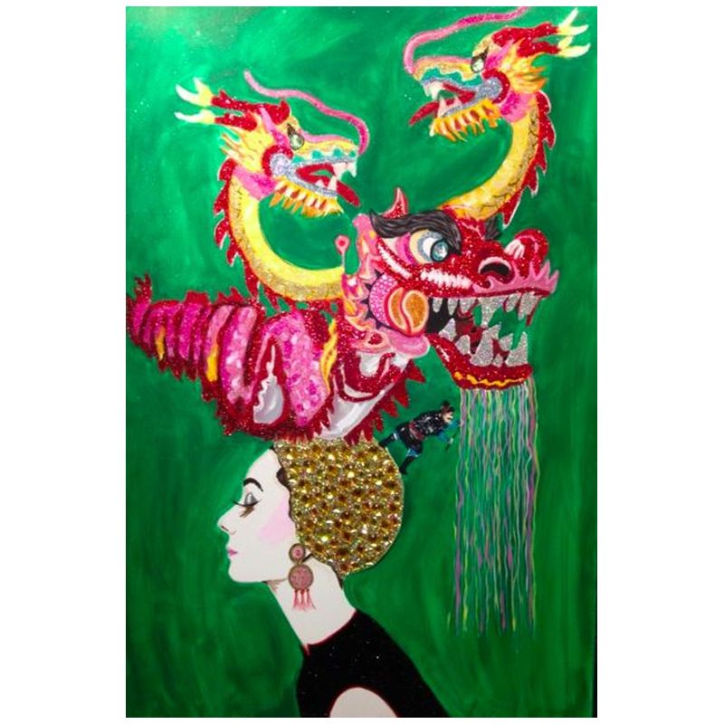 Картина Audrey in a Dragon headdress Мульти Картина Audrey in a Dragon headdress Мульти в Грозном | Loft Concept