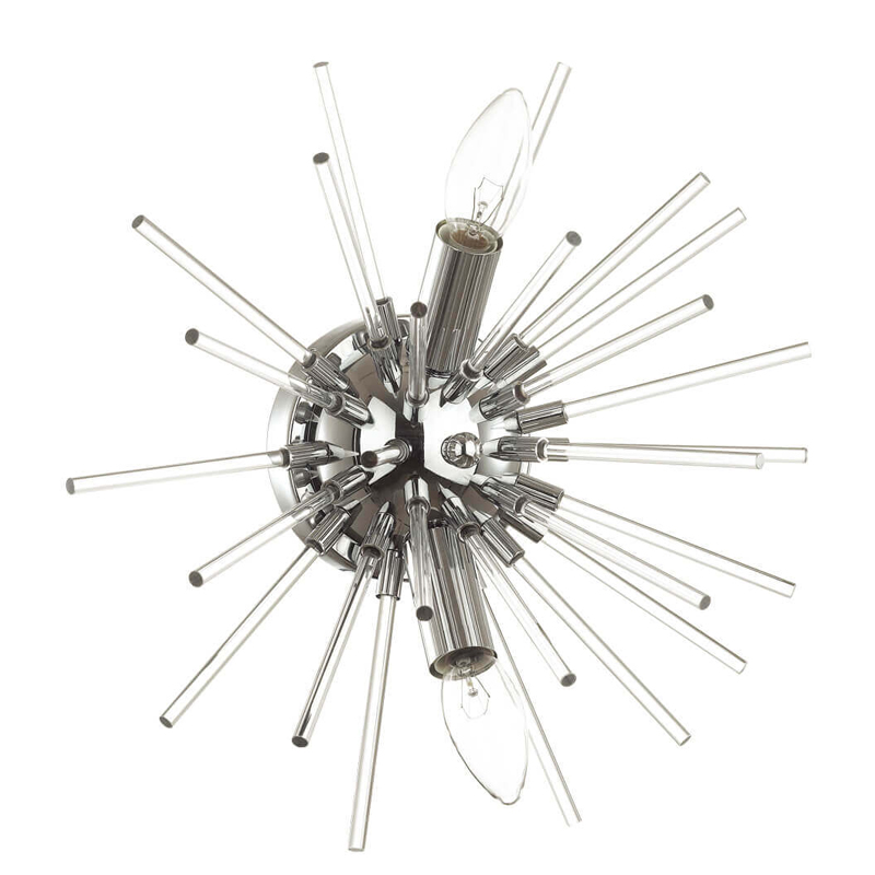 Бра Varg Sputnik Sconce Хром Прозрачный Бра Varg Sputnik Sconce Хром Прозрачный в Грозном | Loft Concept
